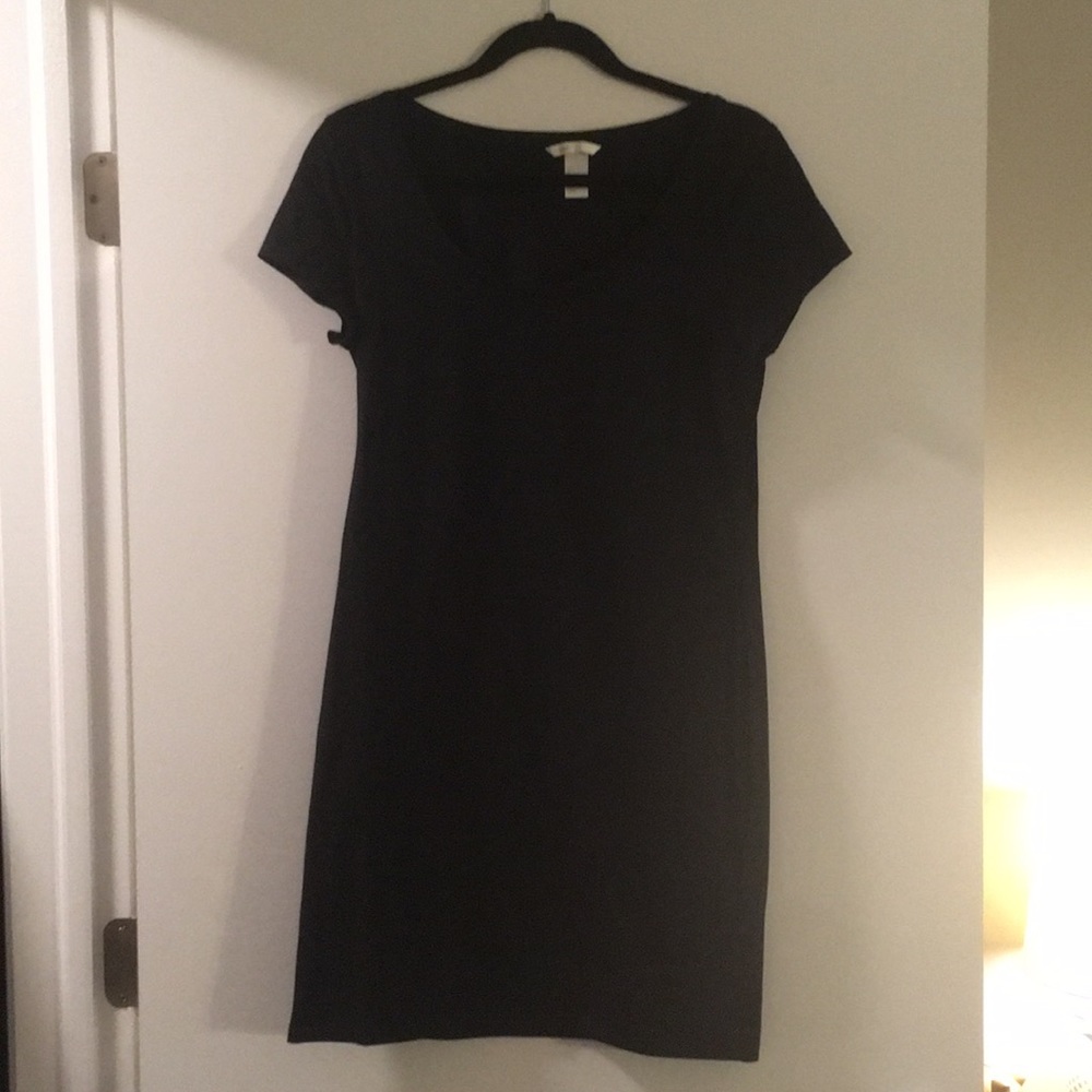 H&M Black tshirt dress size L